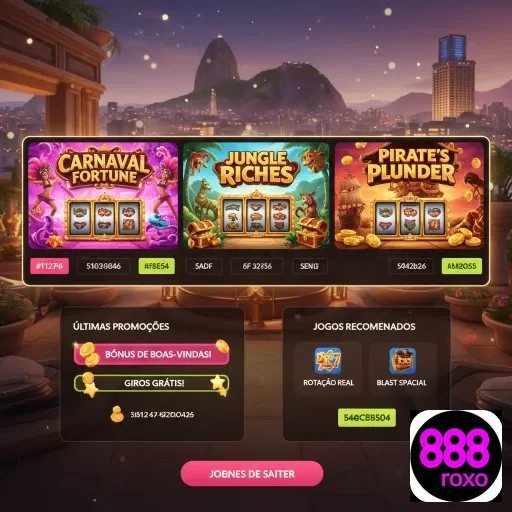 Ilustração de Explore as Melhores Slots e Serviços VIP no 888roxo